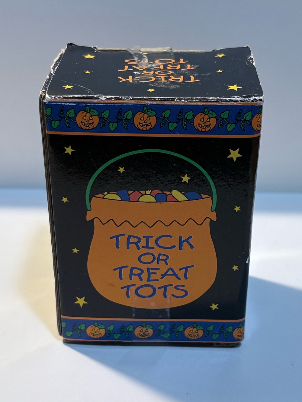 Trick or Treat Tots Halloween Candy Bag Ceramic Figure
